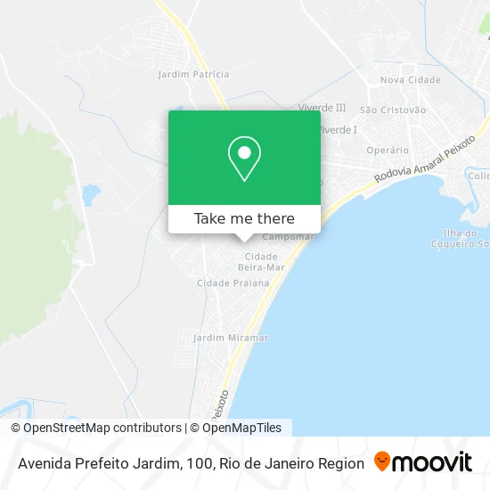 Avenida Prefeito Jardim, 100 map