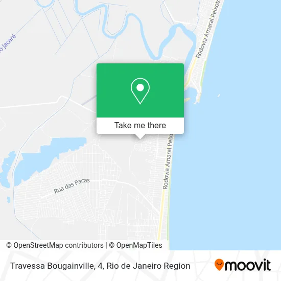 Travessa Bougainville, 4 map