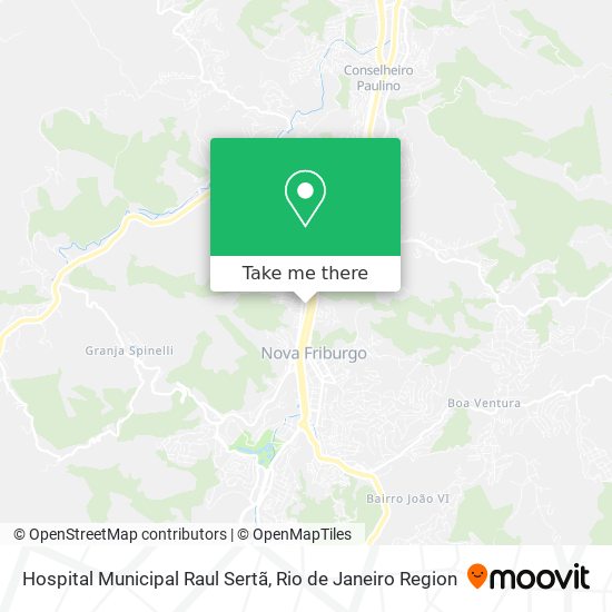 Hospital Municipal Raul Sertã map