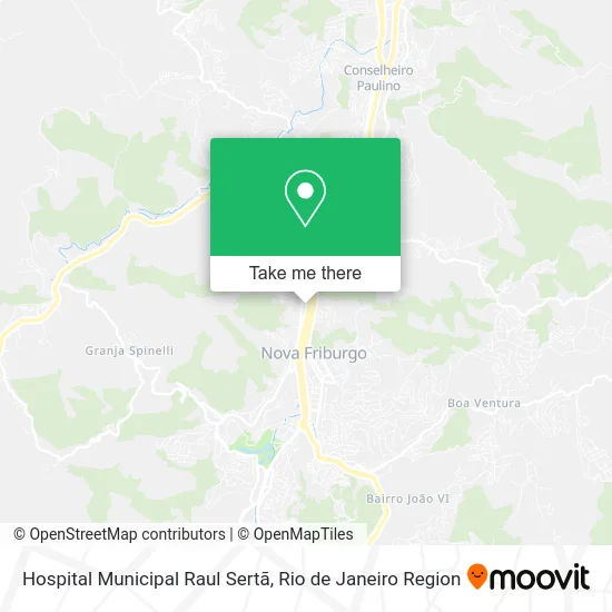 Hospital Municipal Raul Sertã map