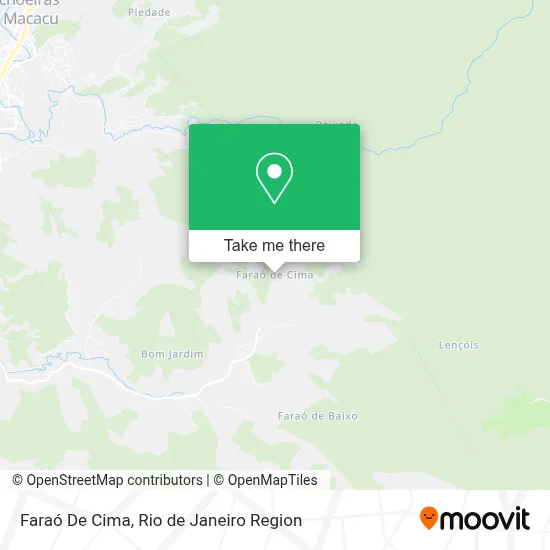 Faraó De Cima map