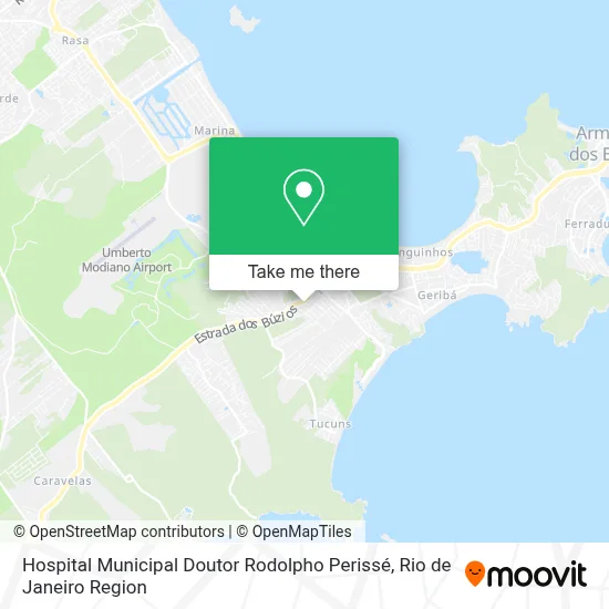 Hospital Municipal Doutor Rodolpho Perissé map