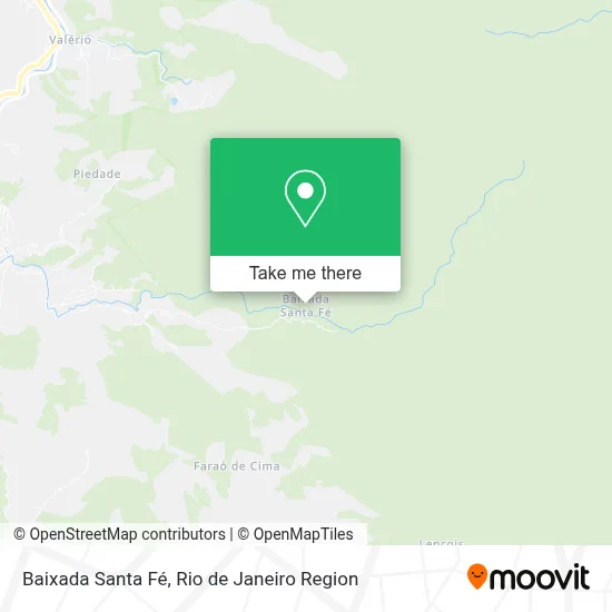 Baixada Santa Fé map