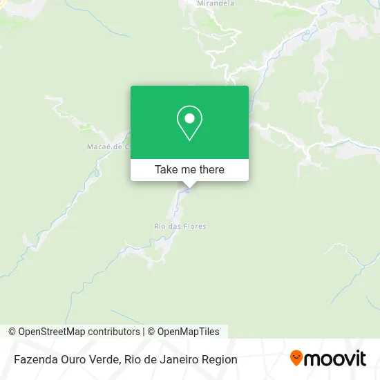 Fazenda Ouro Verde map
