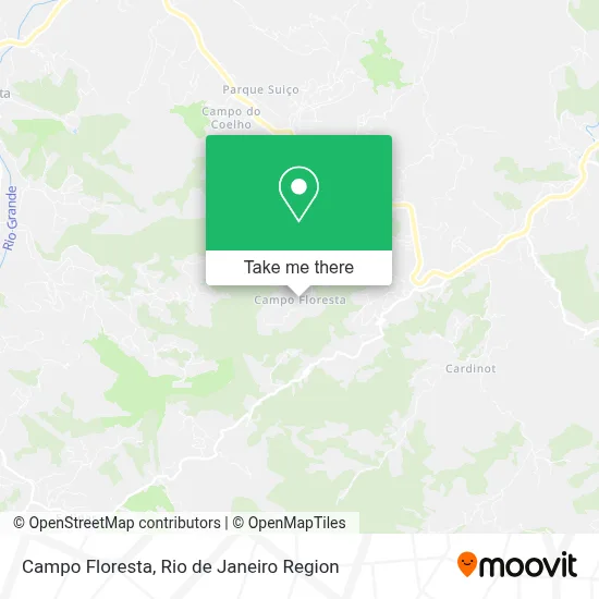 Campo Floresta map