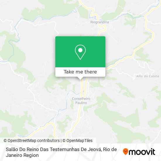 Salão Do Reino Das Testemunhas De Jeová map