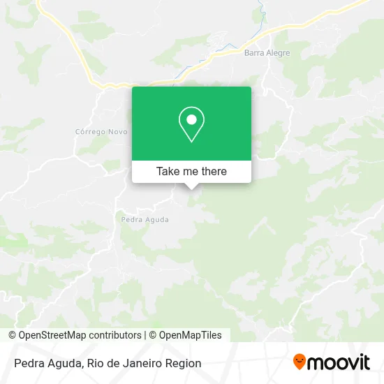 Pedra Aguda map