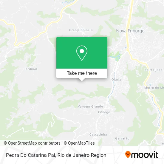 Pedra Do Catarina Pai map