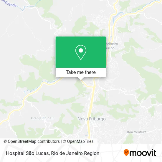 Hospital São Lucas map