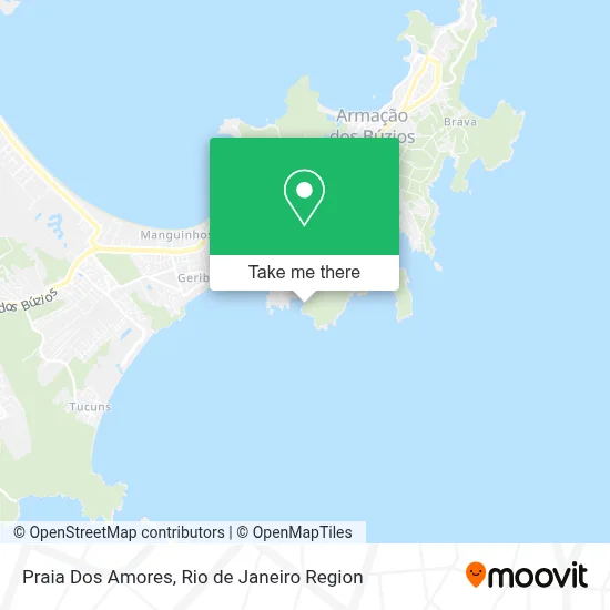 Praia Dos Amores map