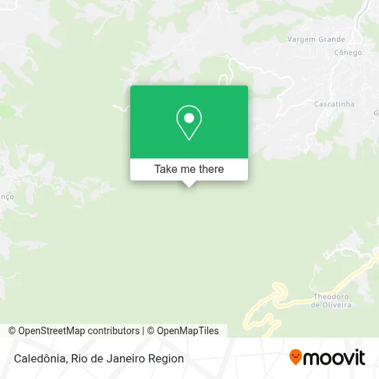 Caledônia map
