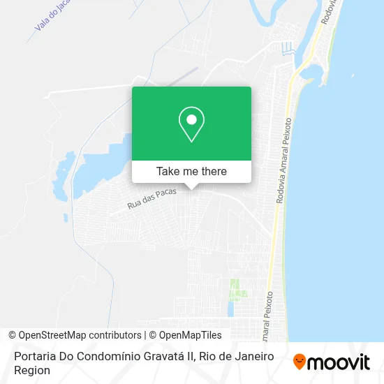 Portaria Do Condomínio Gravatá II map