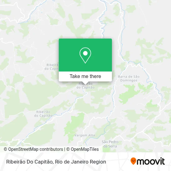 Ribeirão Do Capitão map