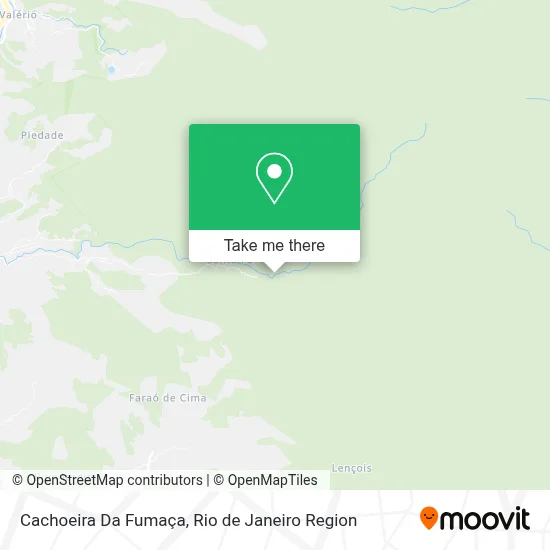 Cachoeira Da Fumaça map