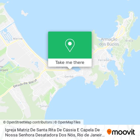 Igreja Matriz De Santa Rita De Cássia E Capela De Nossa Senhora Desatadora Dos Nós map