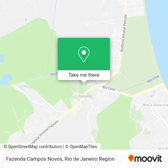 Fazenda Campos Novos map