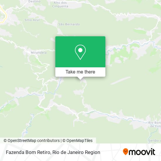 Fazenda Bom Retiro map