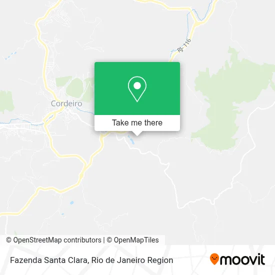Fazenda Santa Clara map