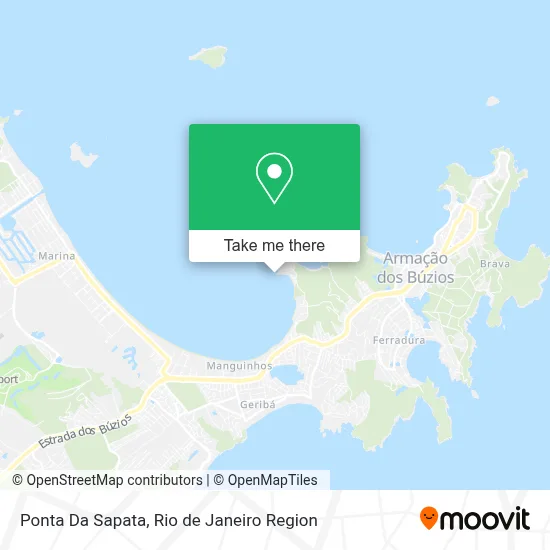 Ponta Da Sapata map