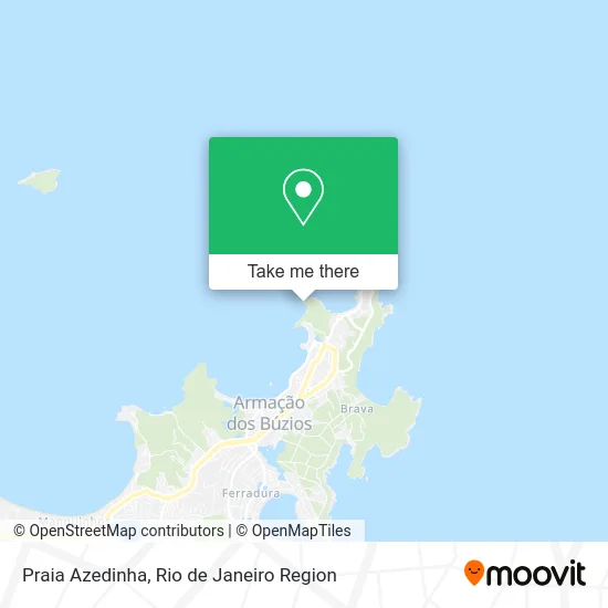Praia Azedinha map