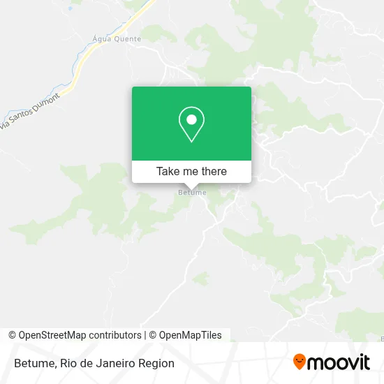 Betume map