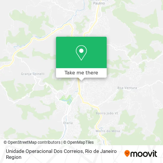 Unidade Operacional Dos Correios map