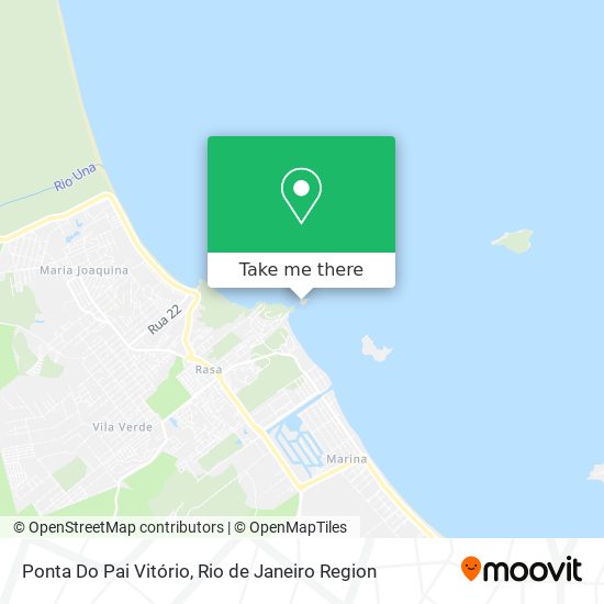 Mapa Ponta Do Pai Vitório