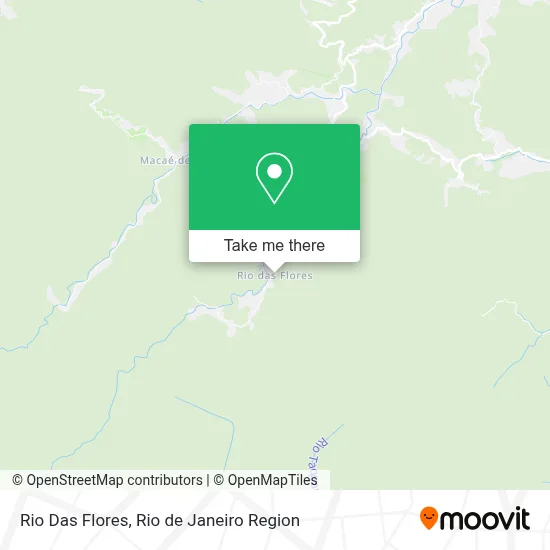 Rio Das Flores map