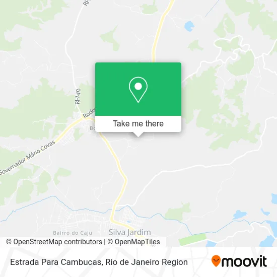 Estrada Para Cambucas map