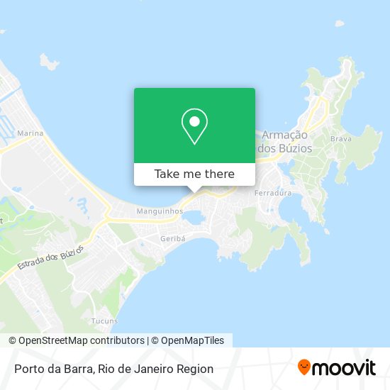 Mapa Porto da Barra