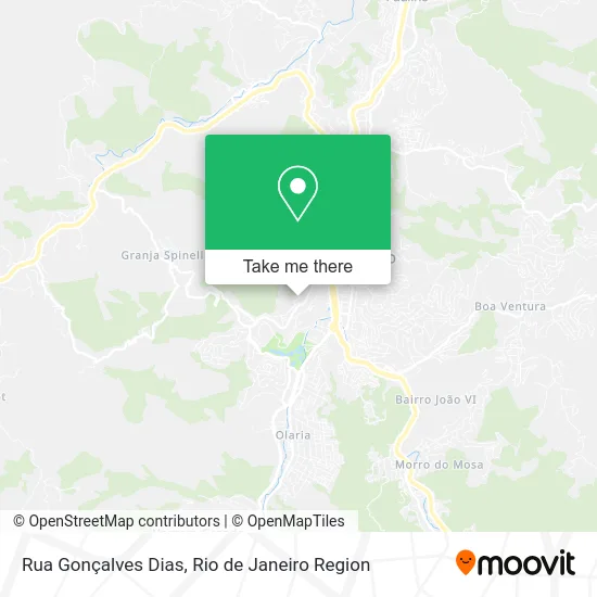 Rua Gonçalves Dias map