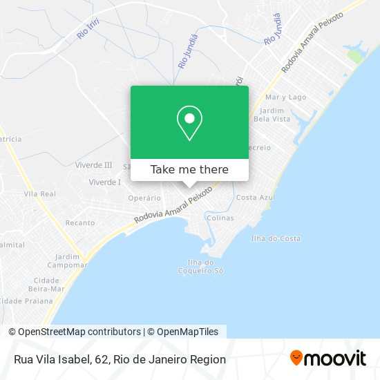 Rua Vila Isabel, 62 map