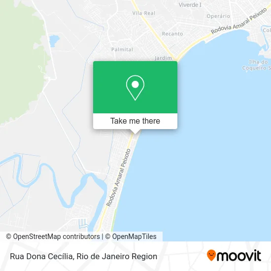 Rua Dona Cecília map
