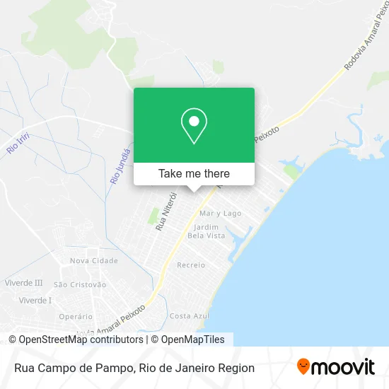Rua Campo de Pampo map