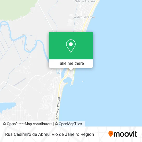 Rua Casimiro de Abreu map