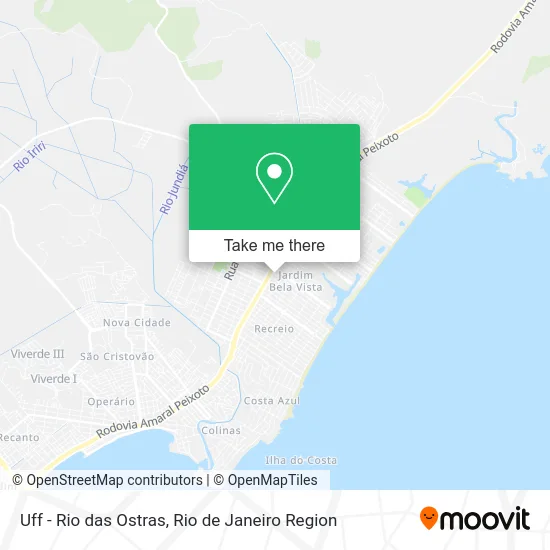 Uff - Rio das Ostras map