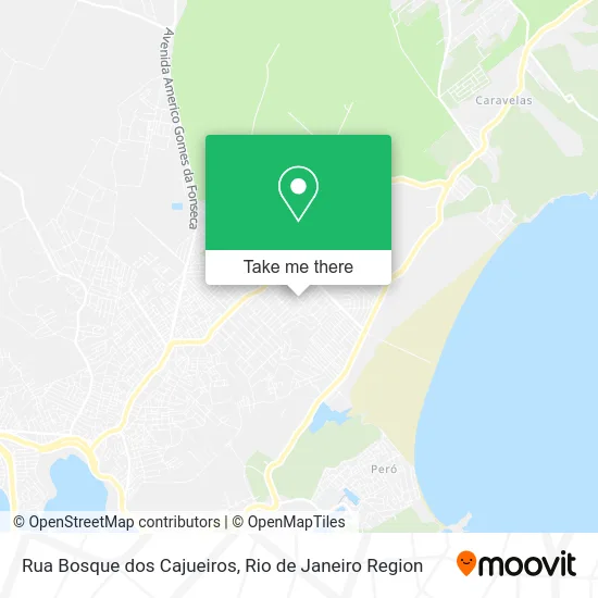 Rua Bosque dos Cajueiros map