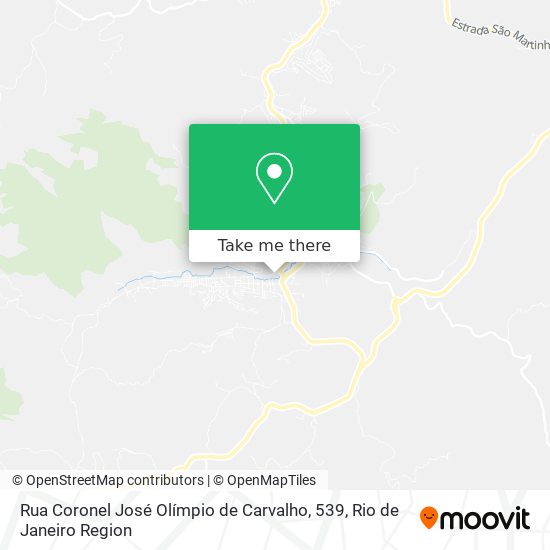 Mapa Rua Coronel José Olímpio de Carvalho, 539