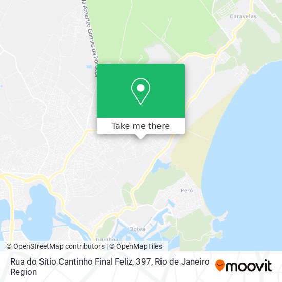 Rua do Sítio Cantinho Final Feliz, 397 map