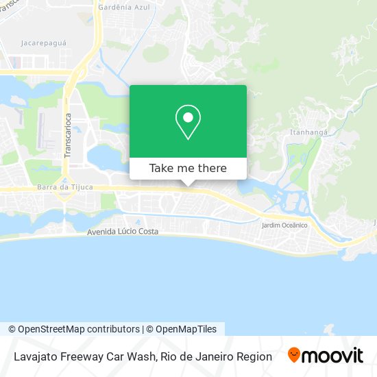 Lavajato Freeway Car Wash map