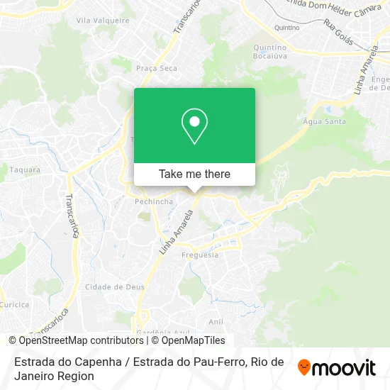 Estrada do Capenha / Estrada do Pau-Ferro map