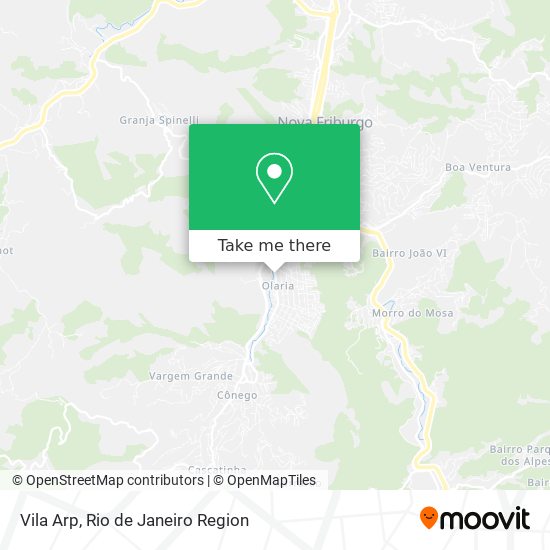 Vila Arp map