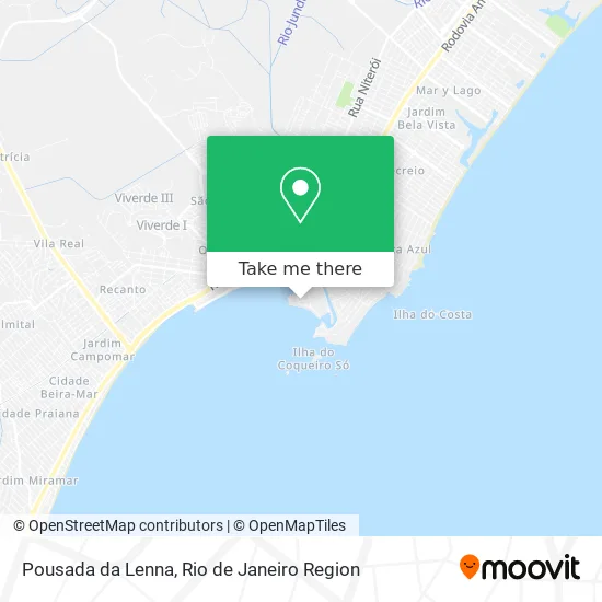 Pousada da Lenna map