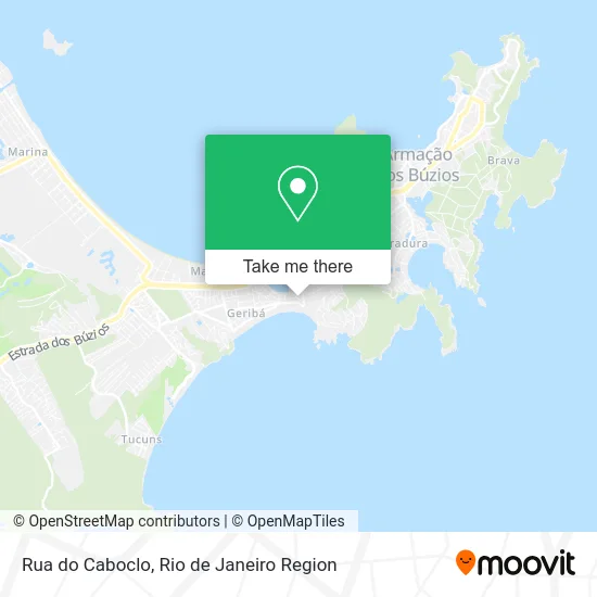 Rua do Caboclo map