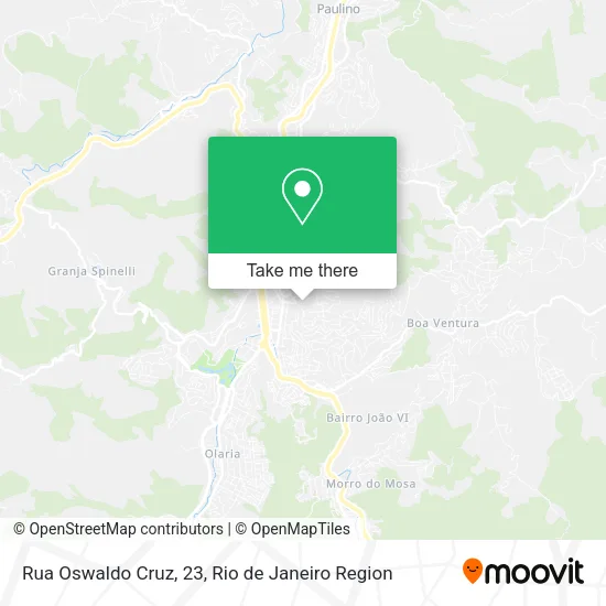 Rua Oswaldo Cruz, 23 map