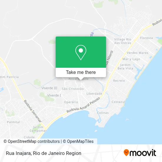 Rua Inajara map