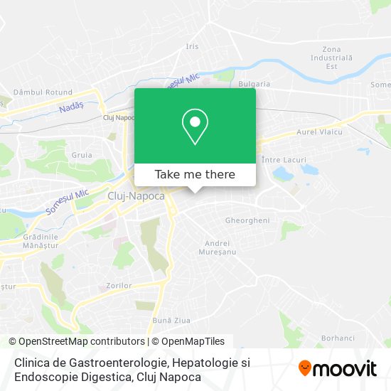 Clinica de Gastroenterologie, Hepatologie si Endoscopie Digestica map