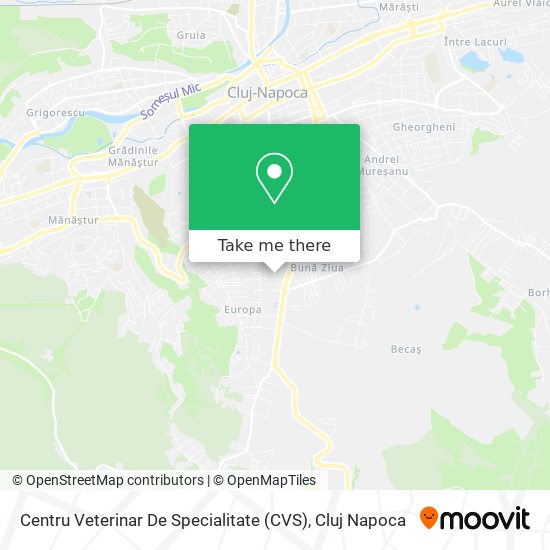 Centru Veterinar De Specialitate (CVS) map