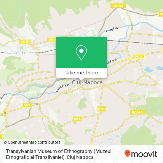 Transylvanian Museum of Ethnography (Muzeul Etnografic al Transilvaniei) map