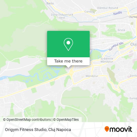 Origym Fitness Studio map
